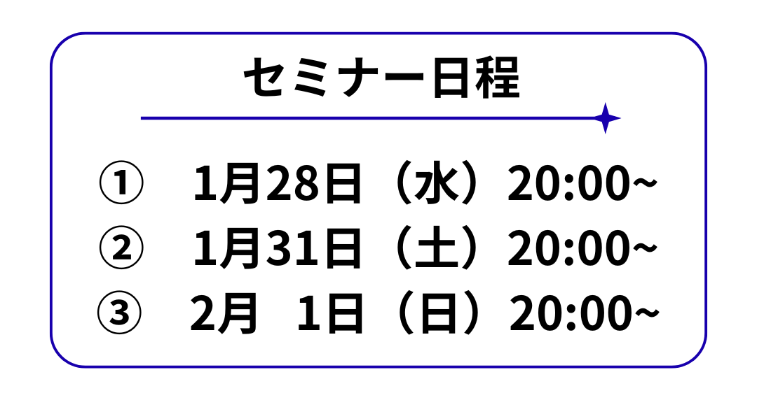 セミナー日程
